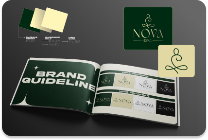Brand guideline pentru NOVA Spa